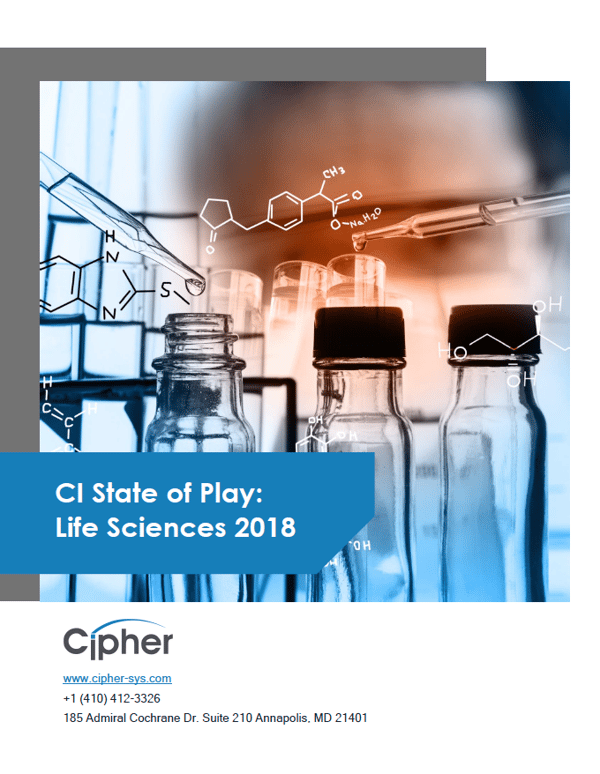 Cipher Releases First-of-its-Kind Competitive Intelligence “State of Play” Report for Life Sciences