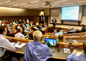 Peter Grimm speaking at the OSU Anticipating Disruption Seminar on September 20