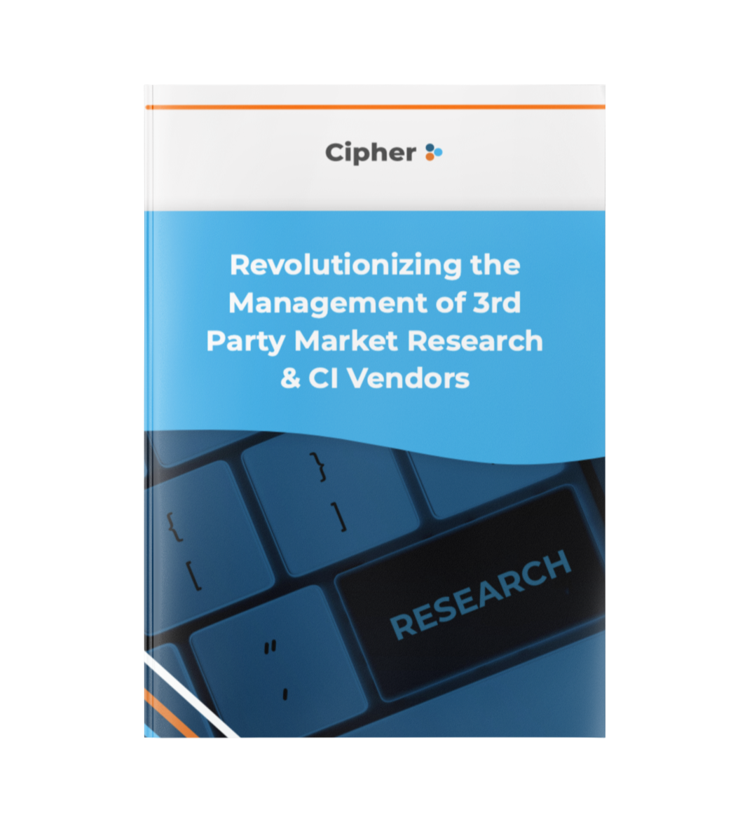 Revolutionizing the Management of Third-Party Market Research & CI Vendors