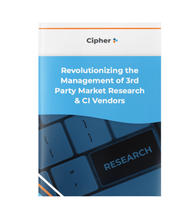 Revolutionizing the Management of 3rd Party Market Research & CI Vendors