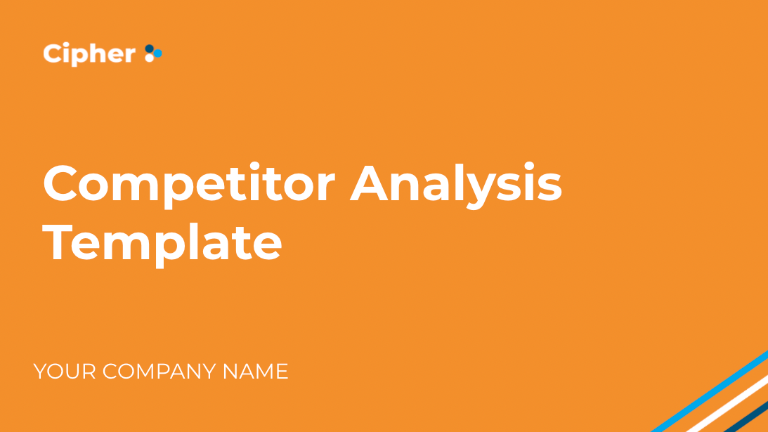 Competitive Analysis Template – Strategy Software Online Tools